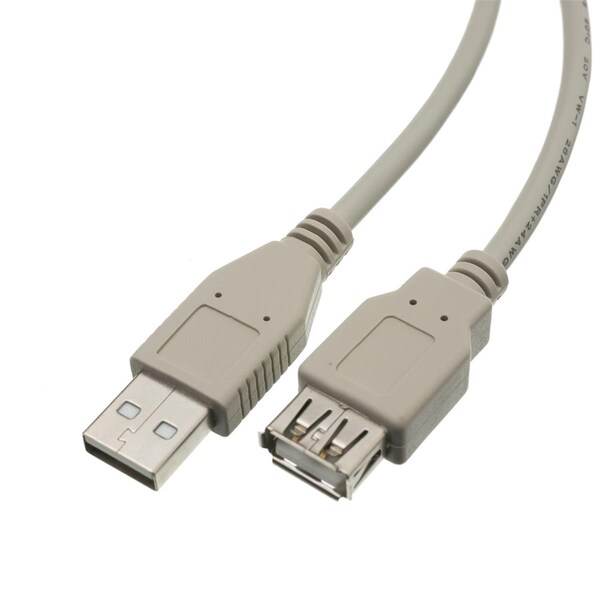Cable Wholesale USB 2.0 Extension Cable, Type A Male to Type A Female - 3 ft. 10U2-02103E - main